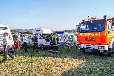 Kirchheim Teck : Autobrand auf der Hahnweide 